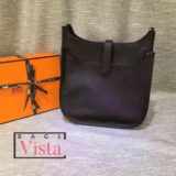 Hermes Black Evelyne GM Shoulder Bag