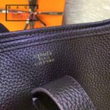 Hermes Black Evelyne GM Shoulder Bag