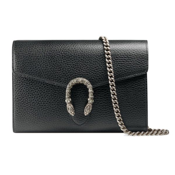 Gucci Dionysus Leather Mini Chain Bag