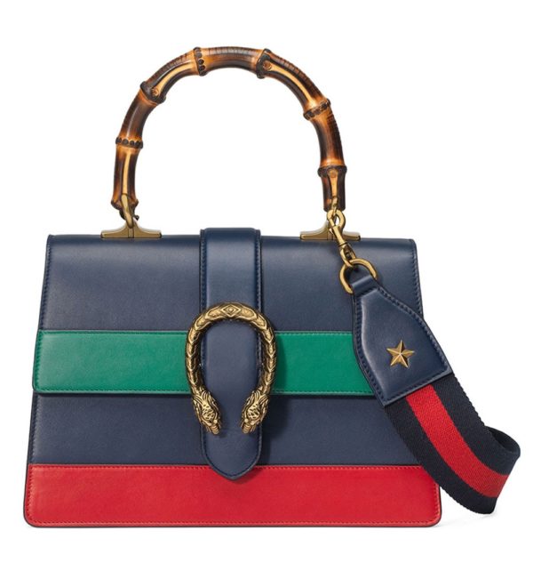 Gucci Dionysus Leather Blue Bag