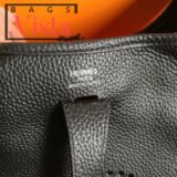 Hermes Black Evelyne PM Shoulder Bag