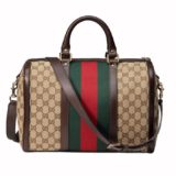 Gucci Vintage Web Medium Boston Bag