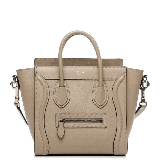 CELINE Nano Luggage Beige