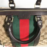 Gucci Vintage Web Medium Boston Bag