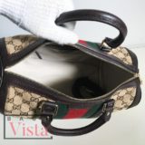 Gucci Vintage Web Medium Boston Bag