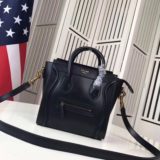 Celine Nano Luggage Black Bag