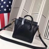 Celine Nano Luggage Black Bag