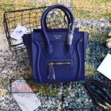 CELINE Nano Luggage Blue