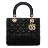 Small Lady Dior Black Bag