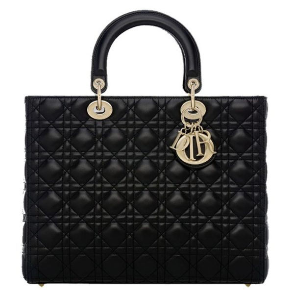 Lady Dior Large Lambskin Bag