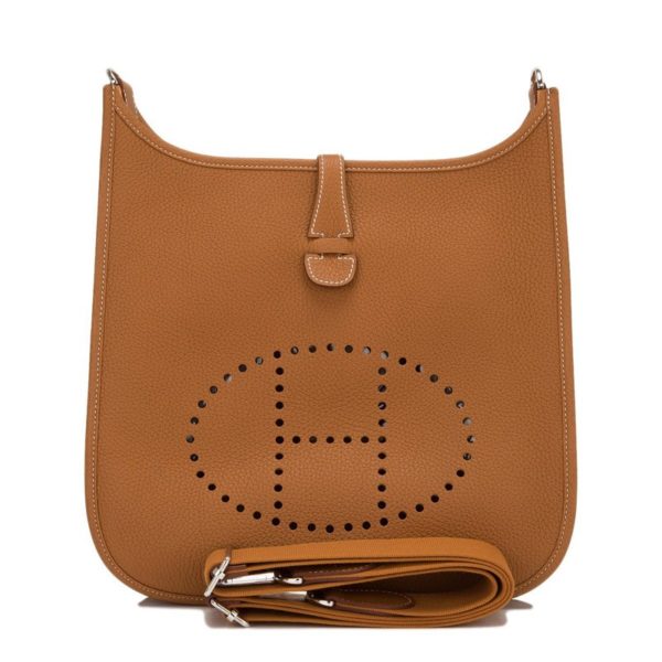 Hermes Gold Evelyne III PM Shoulder Bag