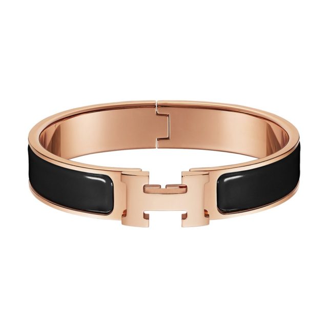 Hermes Black H Bracelet