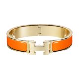 Hermes Orange H Bracelet