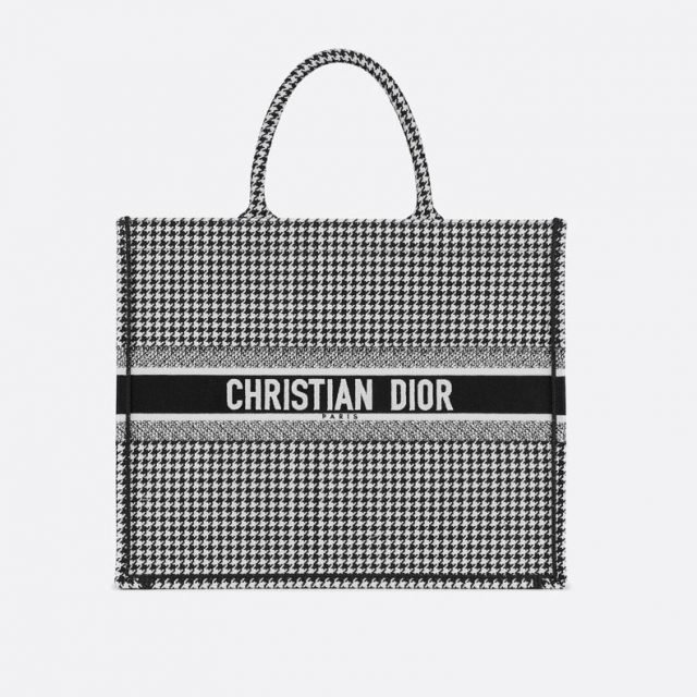 Dior Book Tote bag in embroidered canvas