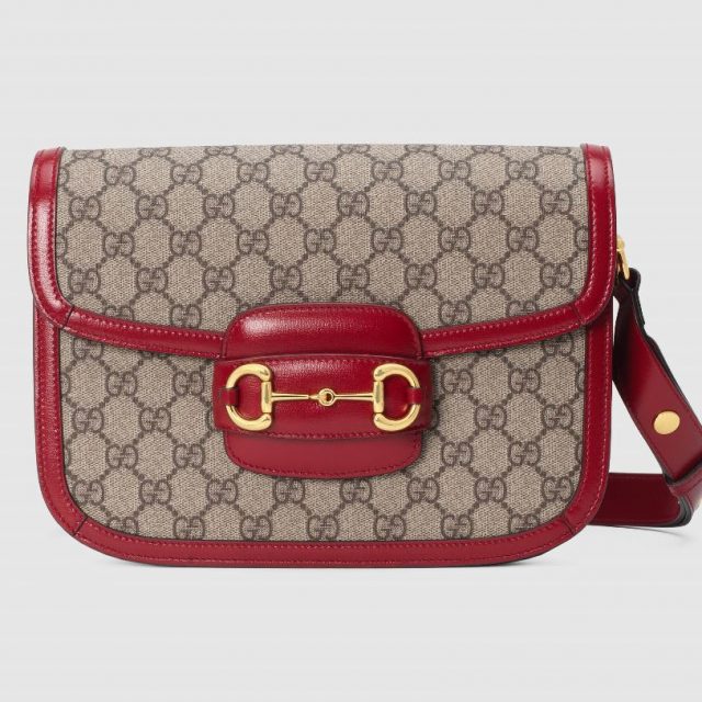 Gucci 1955 Horsebit shoulder bag Red