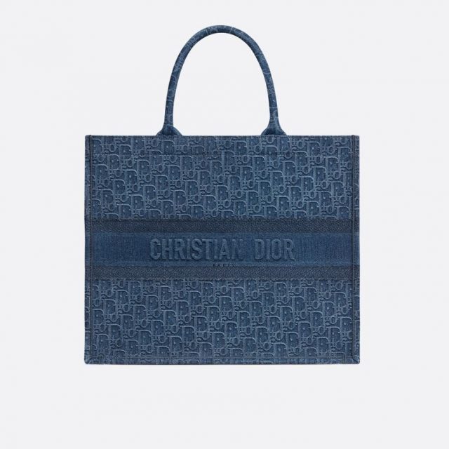 Dior Book Tote bag Blue 2020